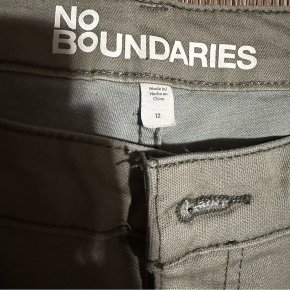 Green Cargo Flare Pants - Picture 2 of 3